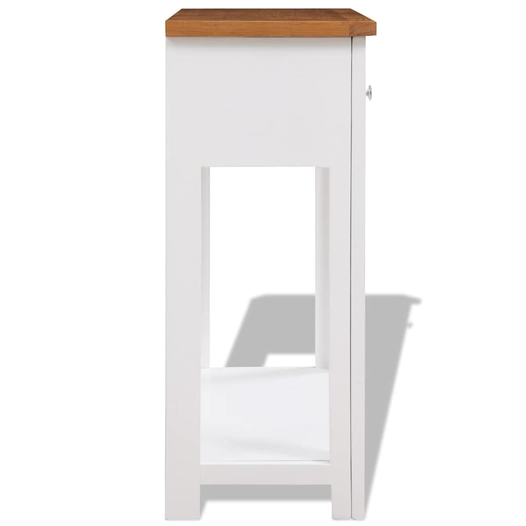 Solid Oak Wood Console Table K82212