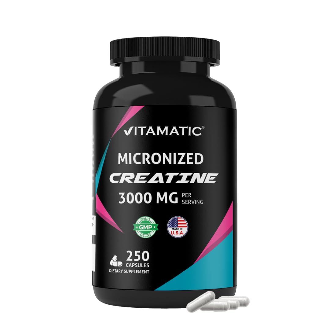 Micronized Creatine Monohydrate 3000 mg 250 Capsules C730546
