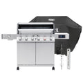 6+1 Burner Propane Gas Grill Stainless Steel 78,000 BTU with Side Sear Burner H6846