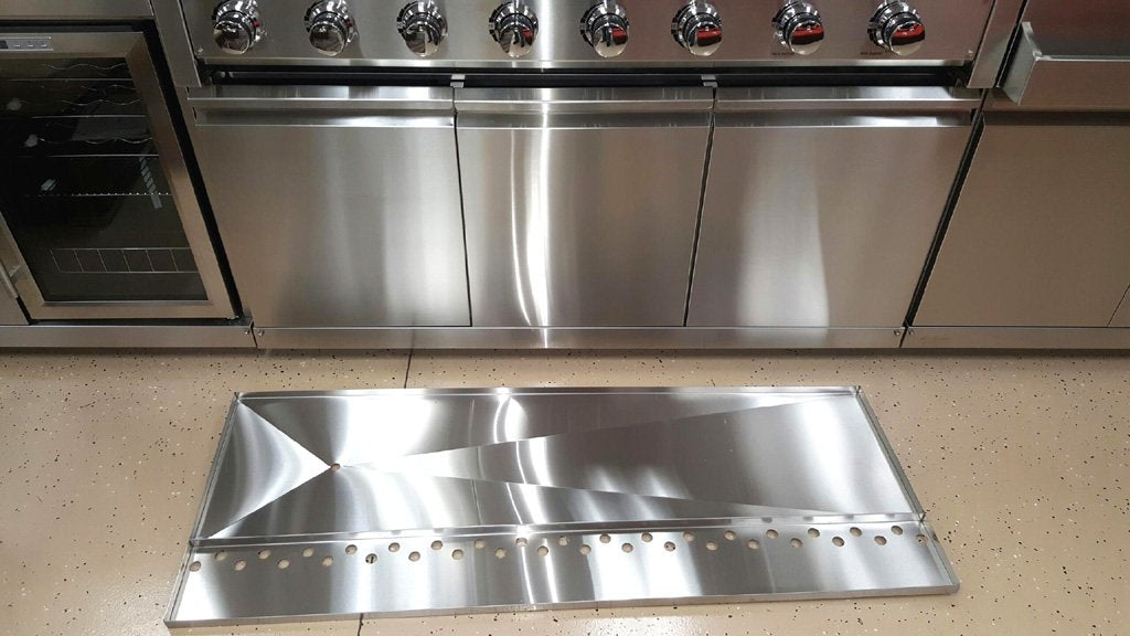 304 Stainless Steel 8 Burner Propane/Natural Gas BBQ Grill with Cover O2001