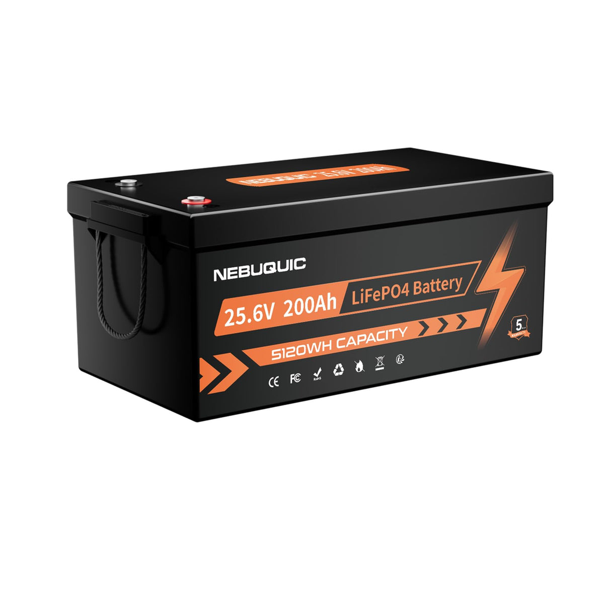 24V 200Ah LiFePO4 Lithium Battery C64727