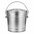 6-Gallon Galvanized Steel Storage Can with Lid X201