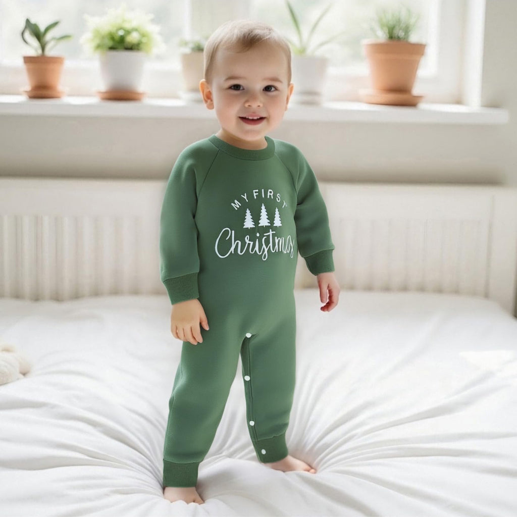 Newborn Thanksgiving Sweatshirt Jumpsuit Romper J594452