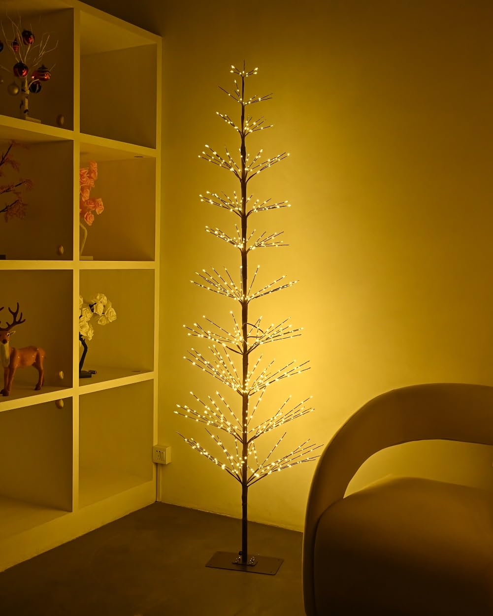 7 Feet 736L LED Artificial Christmas Tree Warm White A263