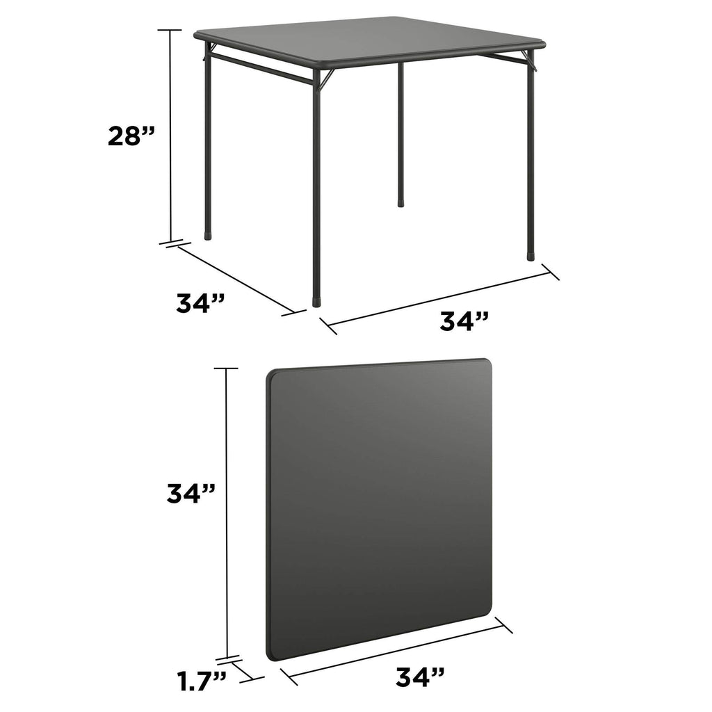 34" Square Folding Card Table U77936