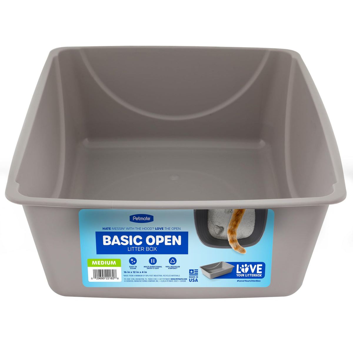 Open Cat Litter Box P641