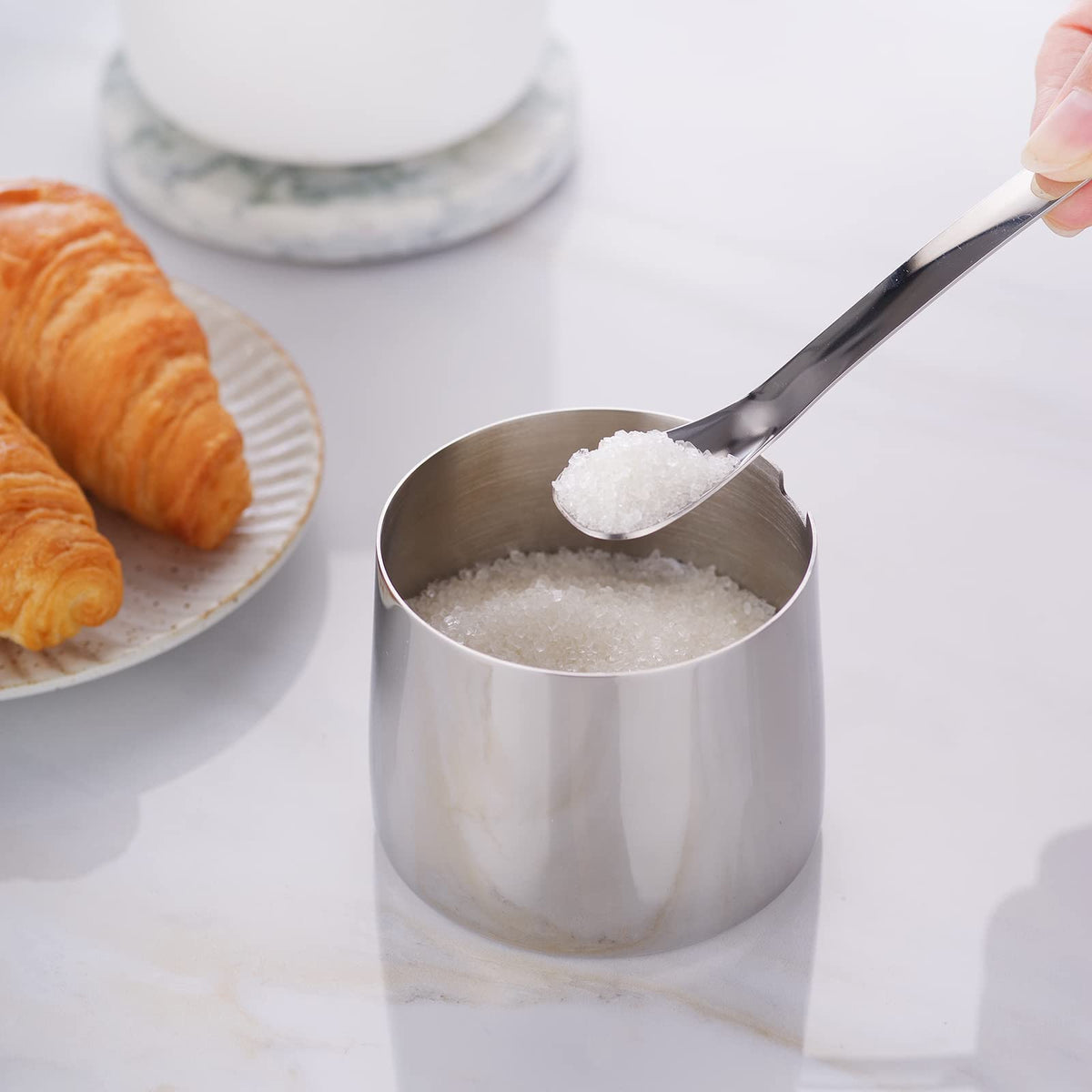 34 oz French Press with Creamer and Sugar Bowl Set E808562