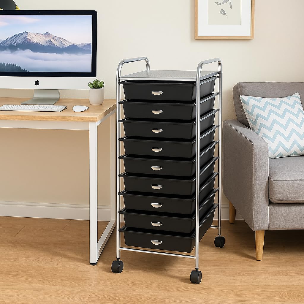 10 Drawer Rolling Storage Organizer X19190