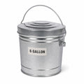 6 Gallon Galvanized Storage Can with Locking Lid G58802