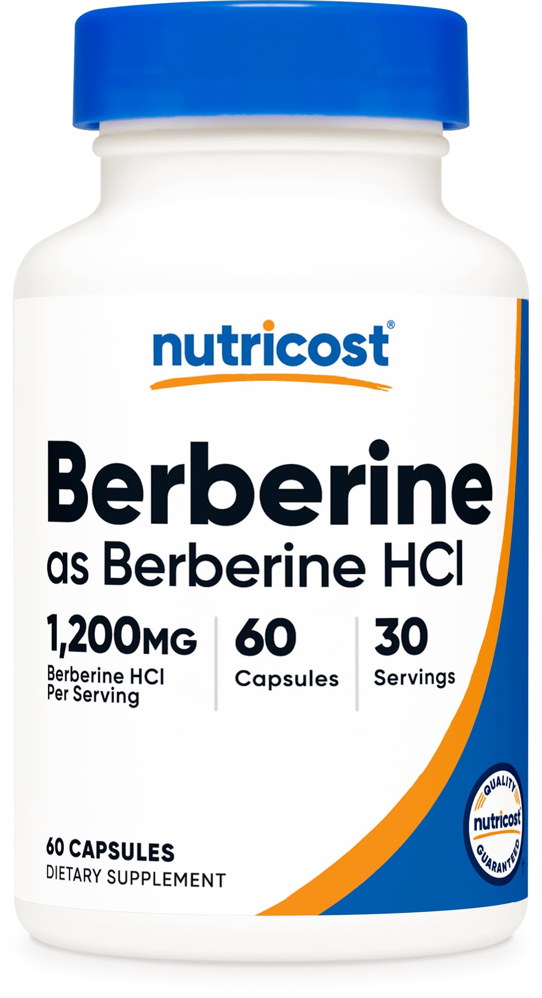 Berberine HCl 1,200mg 60 Capsules T16616