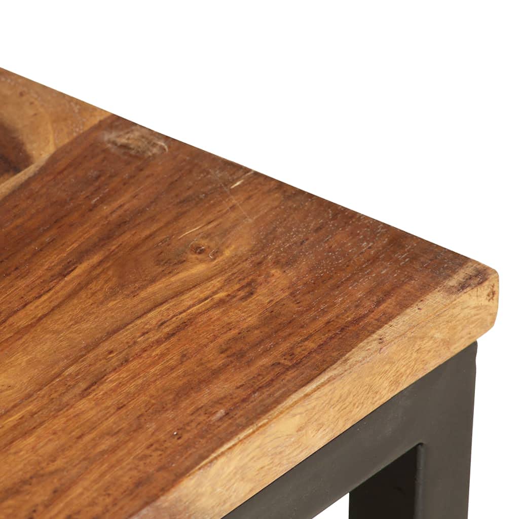 2 pcs Solid Sheesham Wood Nesting Tables H426215