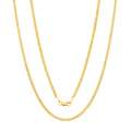 14K Gold Cuban Link Chain Necklace with Lobster Clasp R441