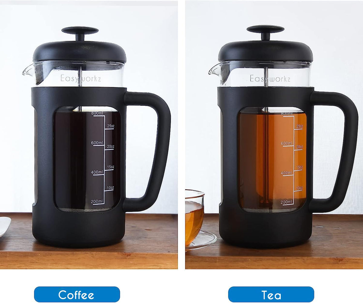 34 oz French Press with Creamer and Sugar Bowl Set E808562