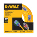100 Foot 12/3 SJTW Lighted Extension Cord S4926