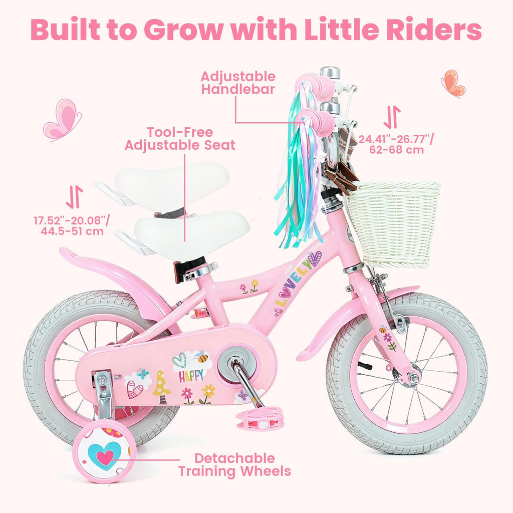 12 14 16 18 Inch Kids Bike with Training Wheels S76391