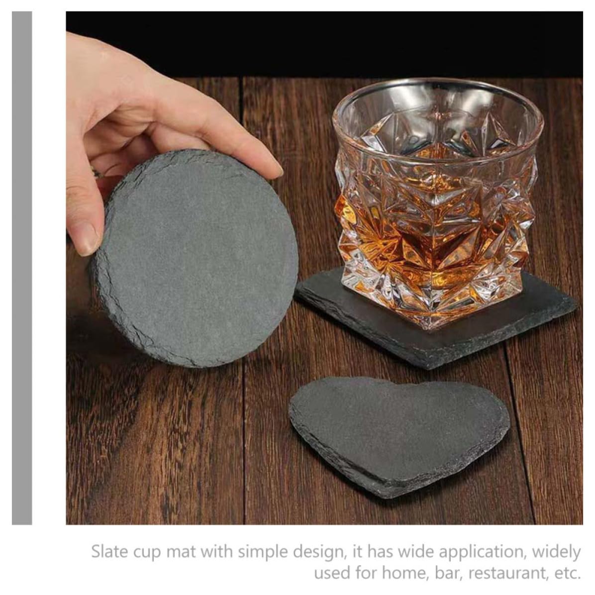 Natural Stone Coaster Set M270