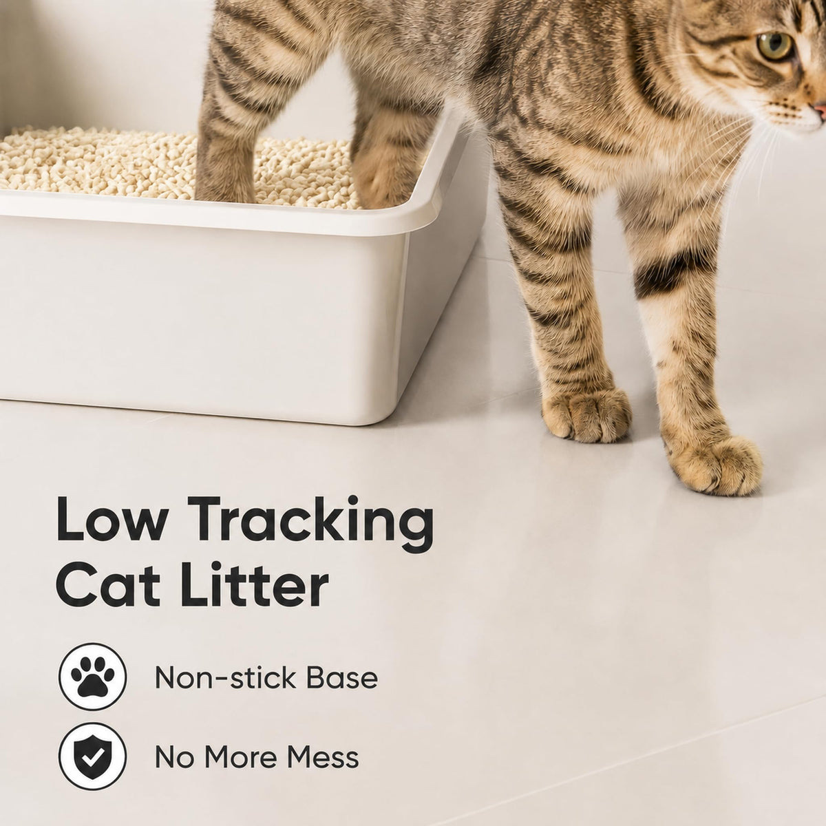 Plant-Based Flushable Tofu Cat Litter 33.6 lb K6891