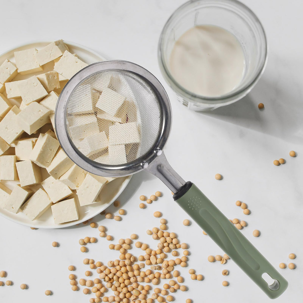 Stainless Steel Food Mesh Strainer with Handle G38860