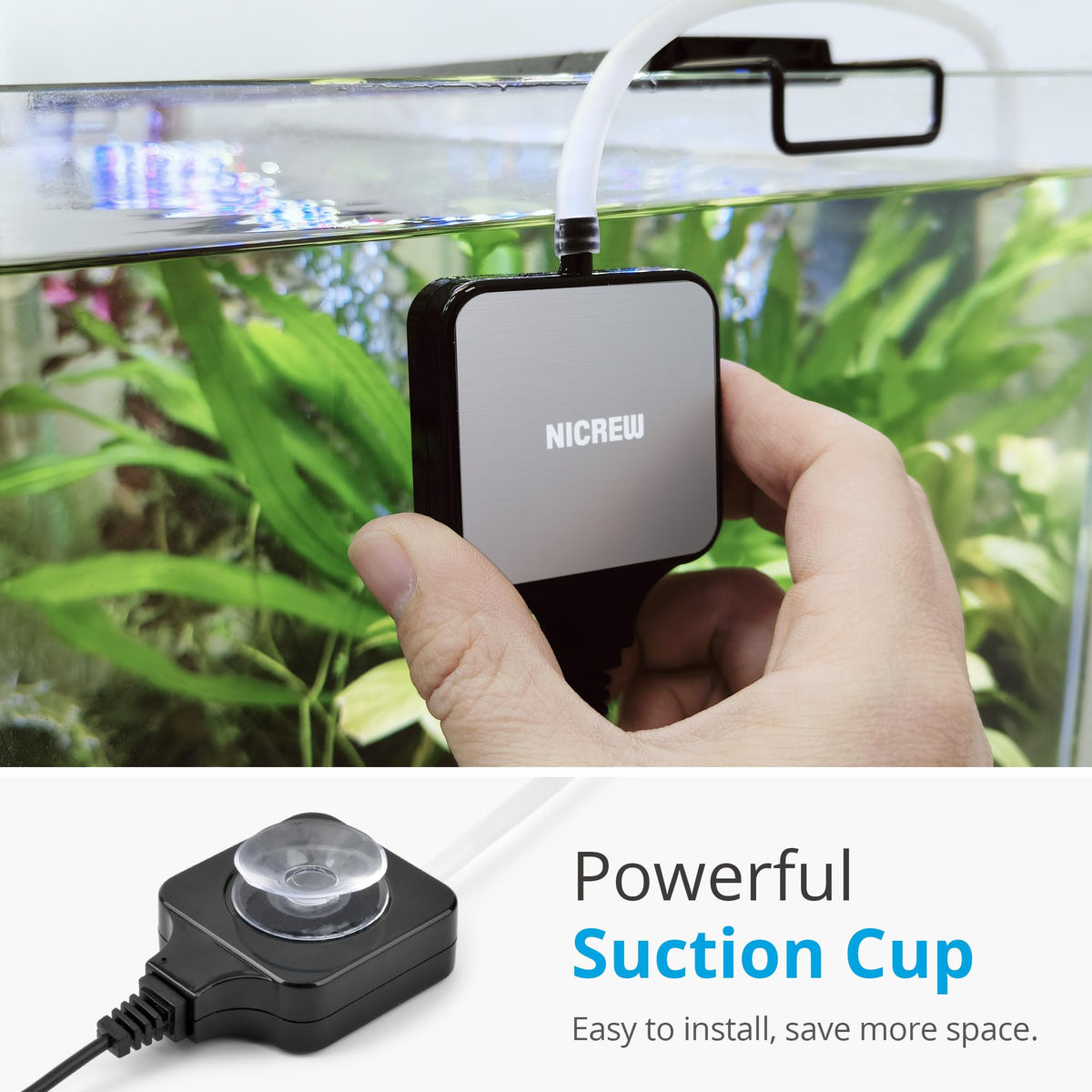 Nano Silent Aquarium Air Pump B69543