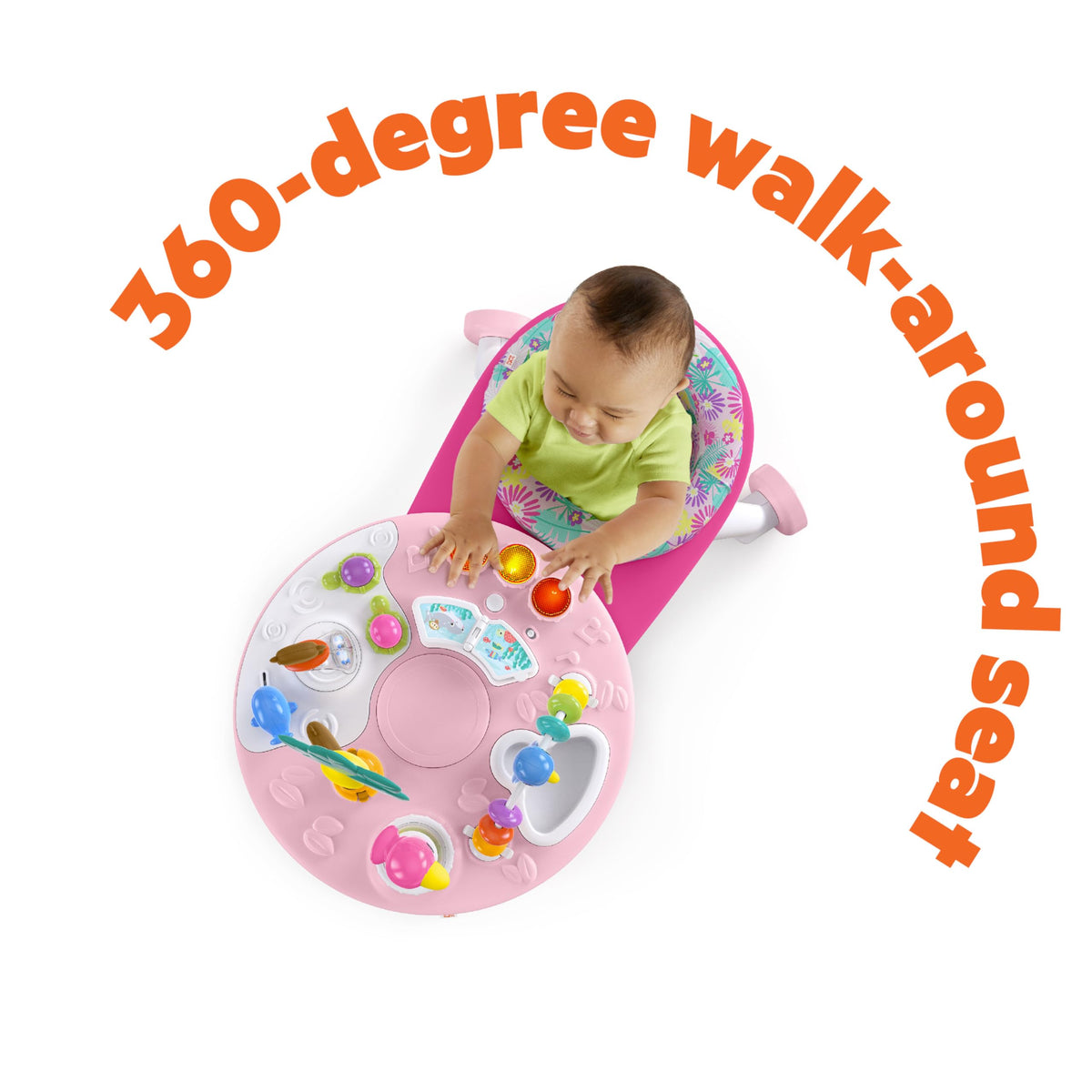 2-in-1 Baby Walker and Activity Center Table T856