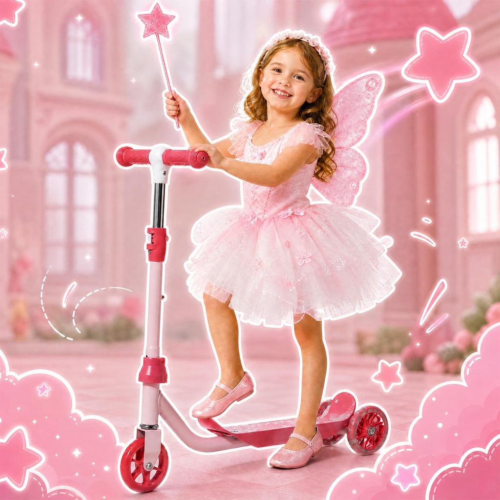 3 Wheel Kids Scooter with LED Light-Up Wheels Z648