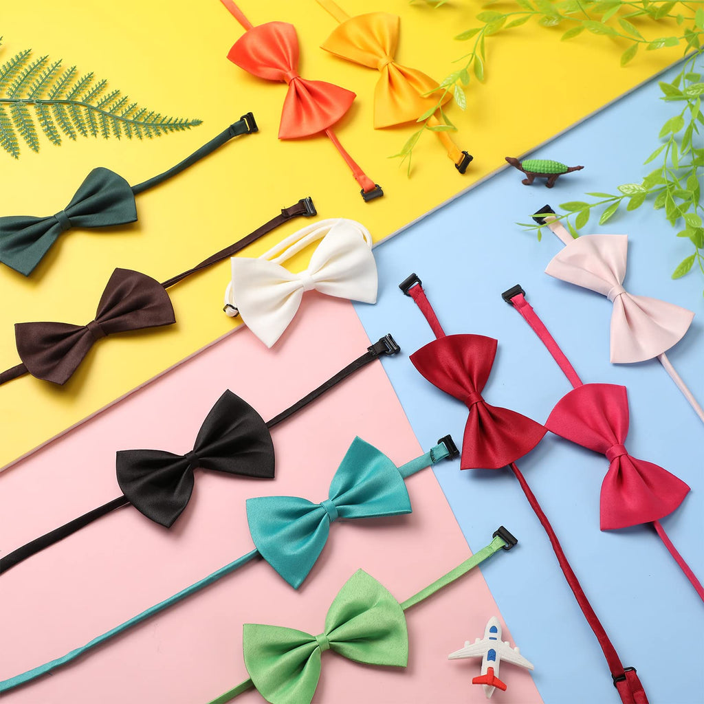 120 Pcs Dog Bow Ties with Adjustable Collar C85349