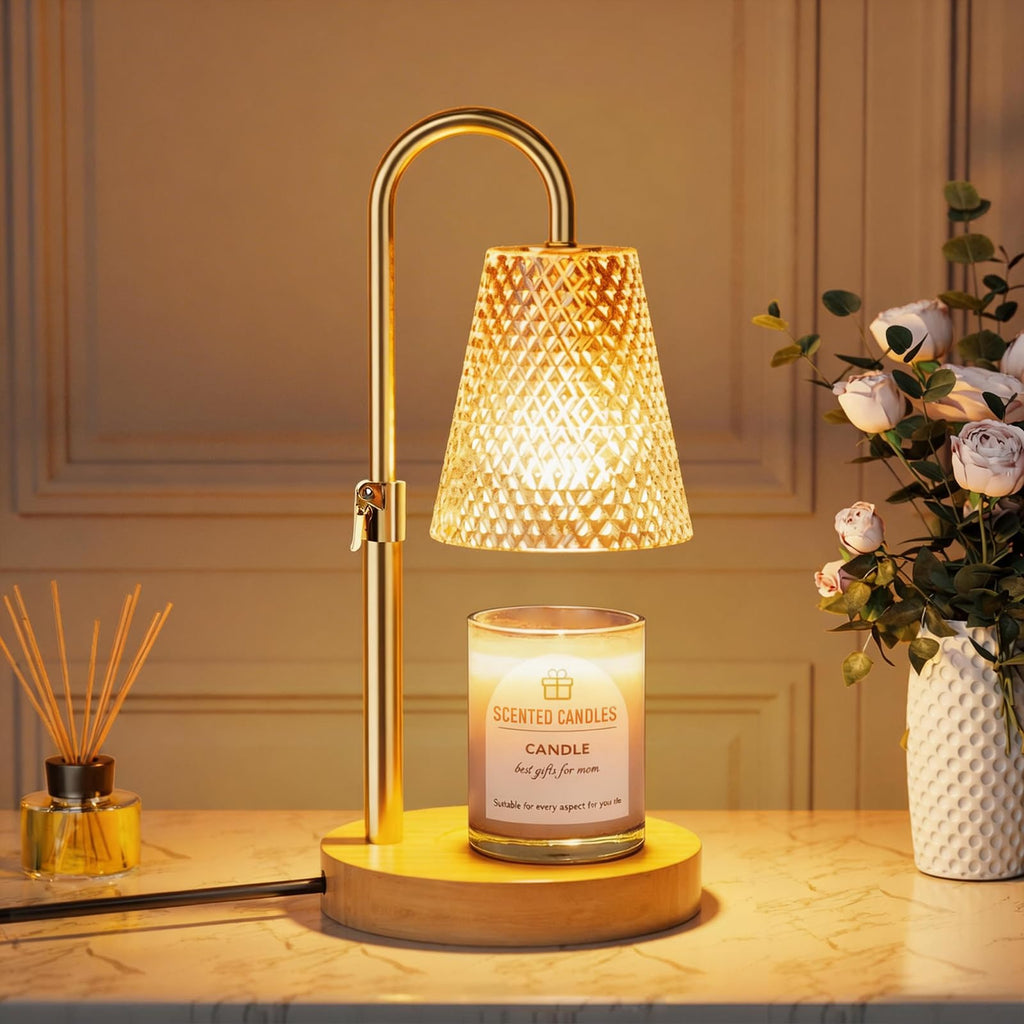 Adjustable Height Candle Warmer Lamp with Timer H589283