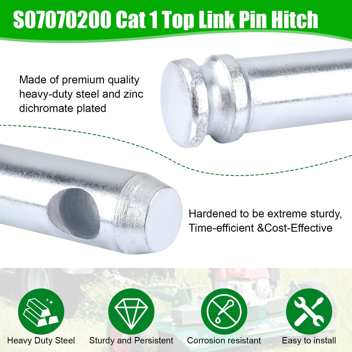 3/4 in Dia Top Link Pin Hitch 4 Pack R167
