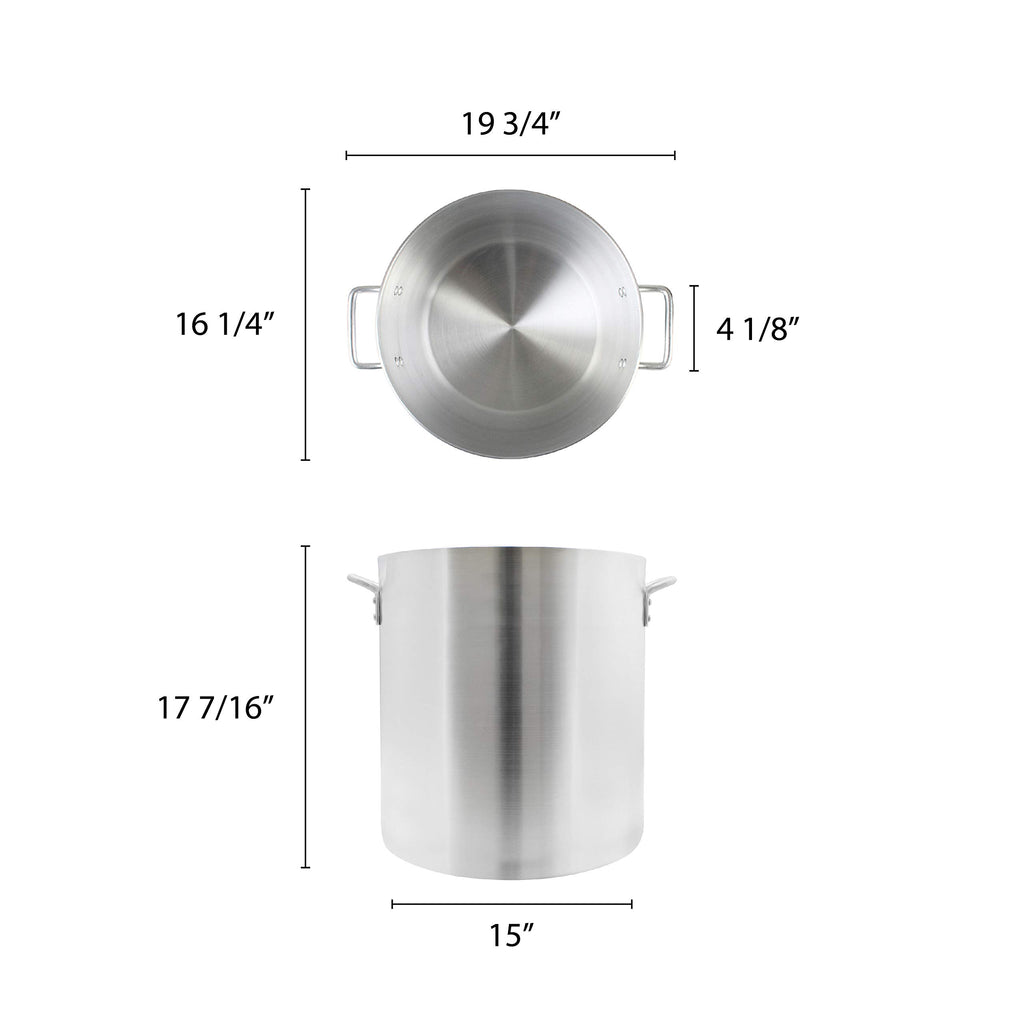 60 quart Aluminum Stock Pot I39729
