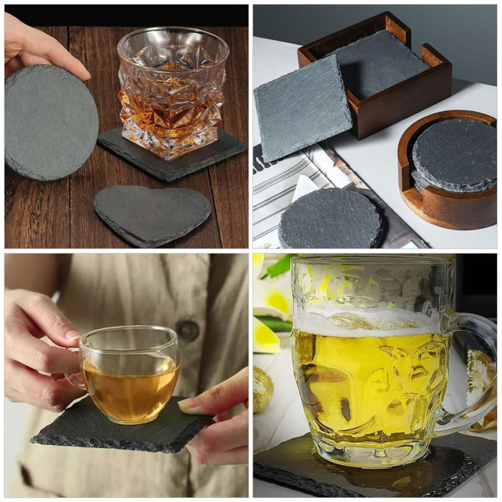 Natural Stone Coaster Set M270
