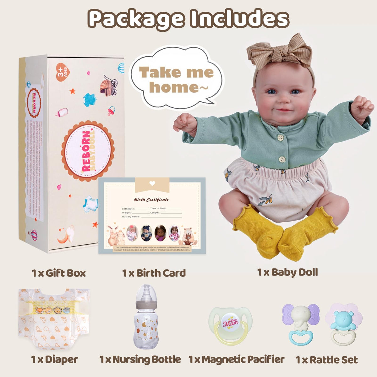 20 Inch Soft Vinyl Baby Doll A120759
