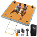 7×7' Inflatable Floating Dock with Soft Ladder W75087