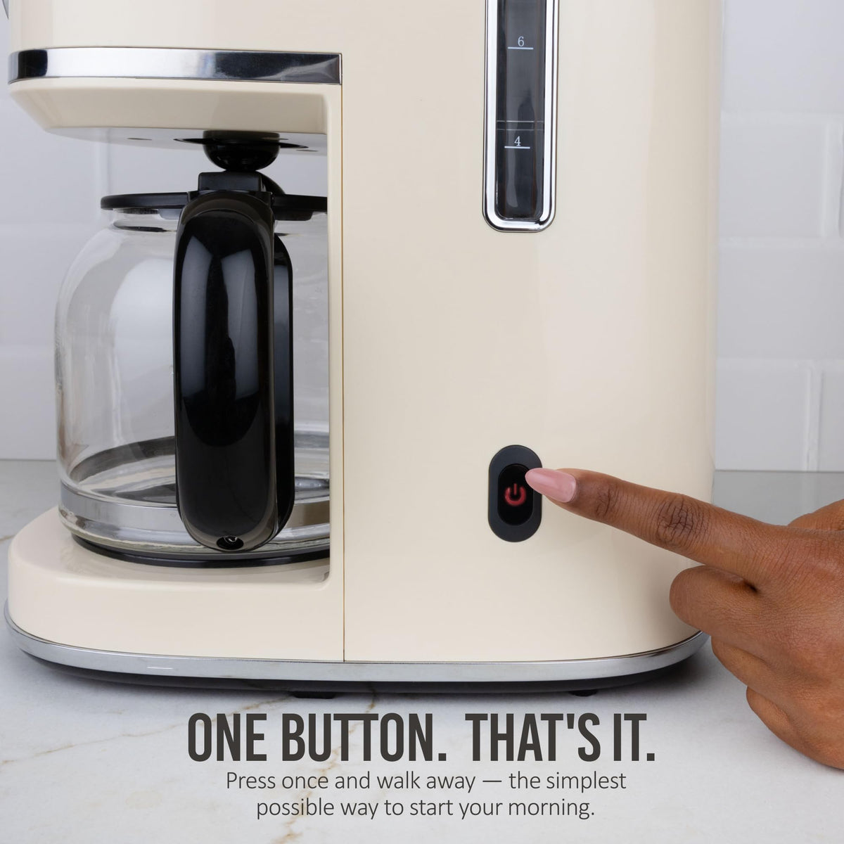 Cream 10 Cup Coffee Maker K36854