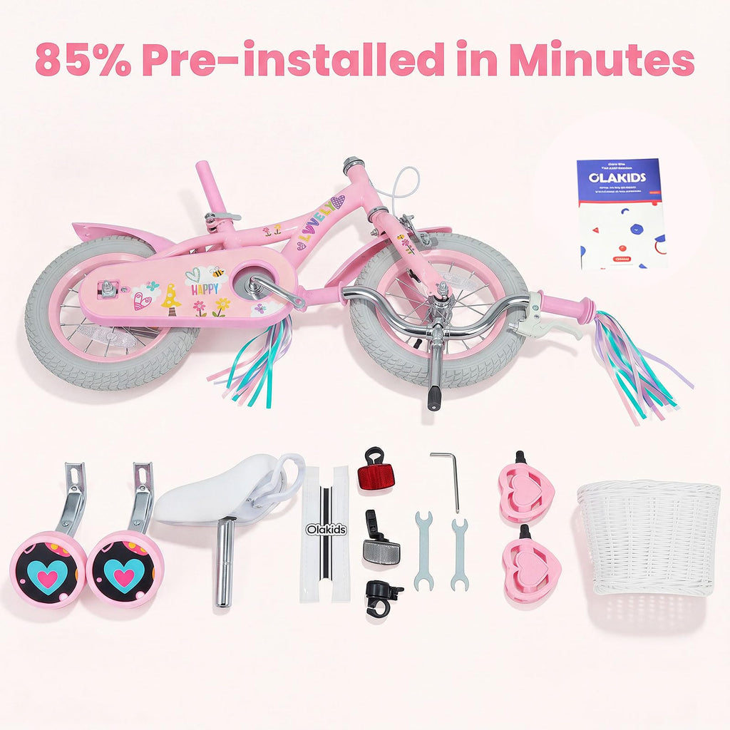 12 14 16 18 Inch Kids Bike with Training Wheels S76391