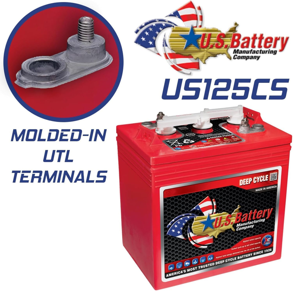 6V 240Ah Flooded Lead Acid Deep Cycle Battery x 4 V14776