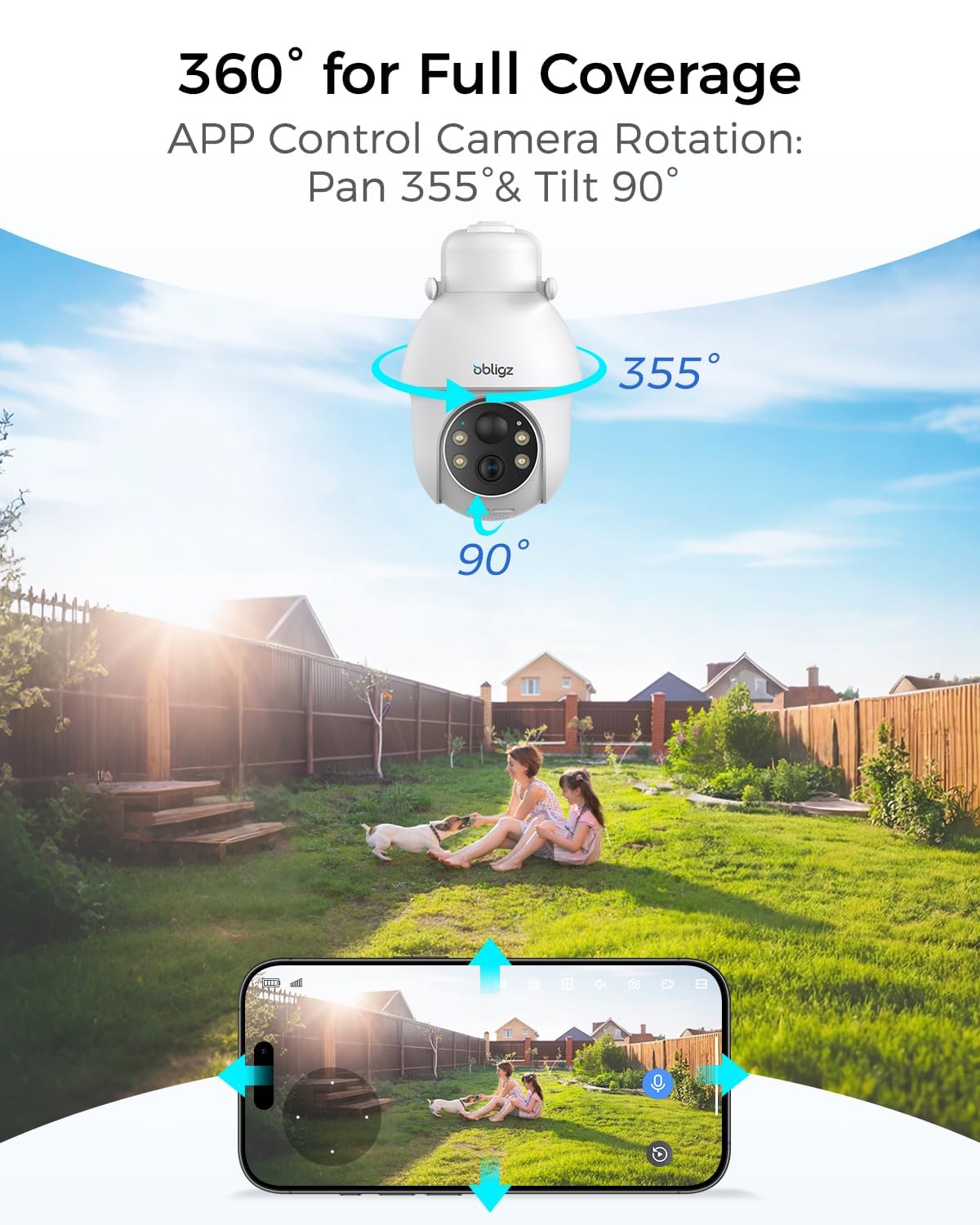 4MP Solar Camera Outdoor Wireless J4456