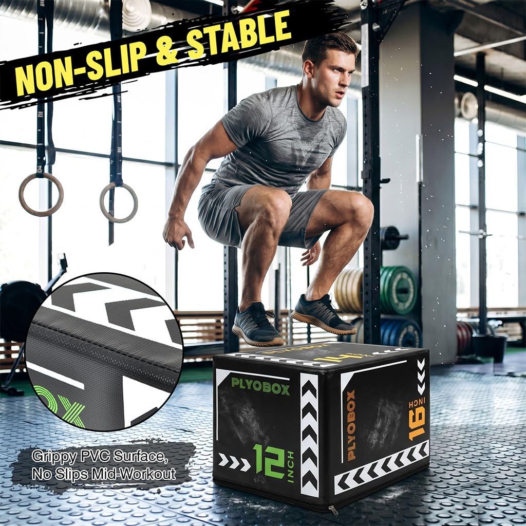3-in-1 Foam Plyo Box 20/24/30 Inch D221411