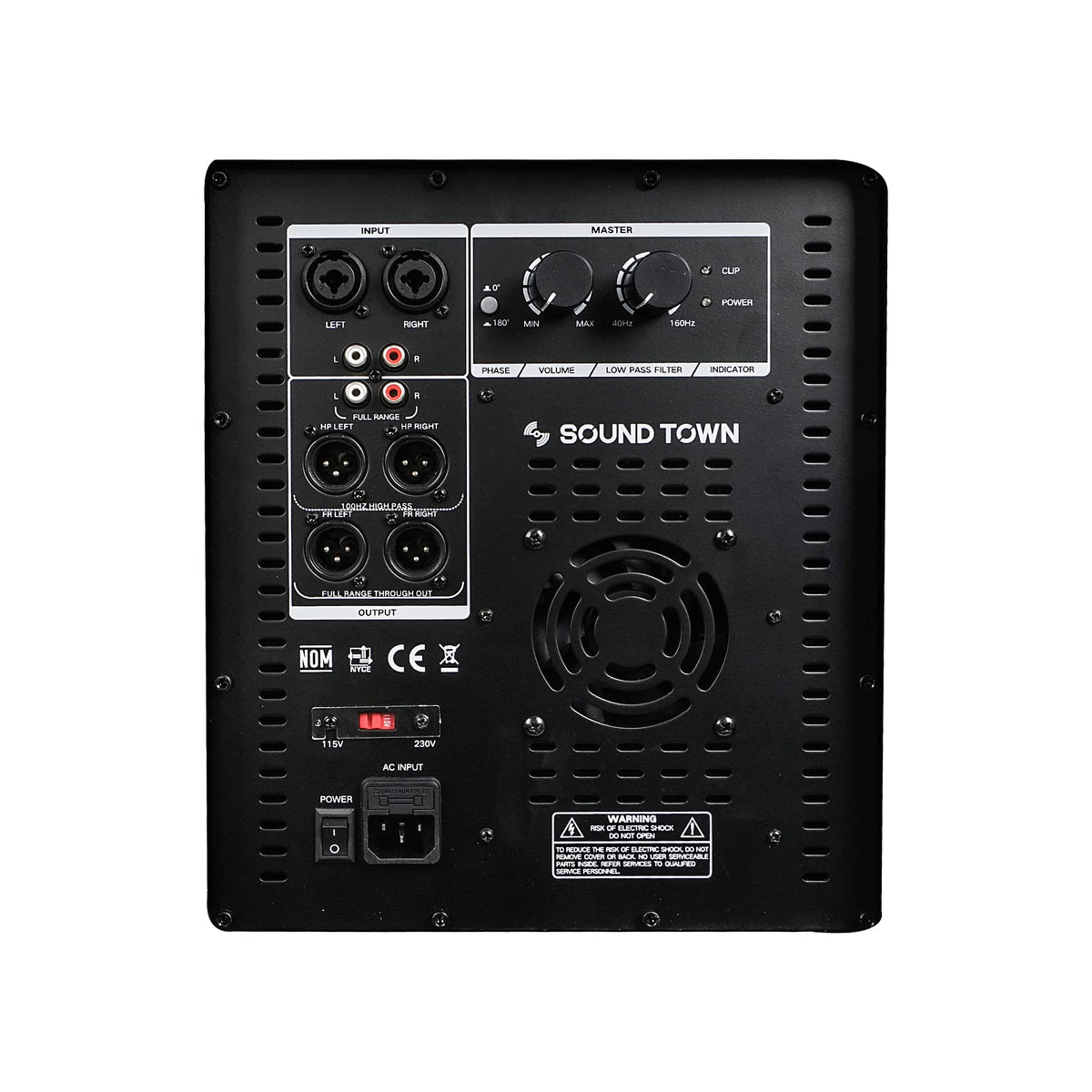 18" 2400W Powered Subwoofer M94156