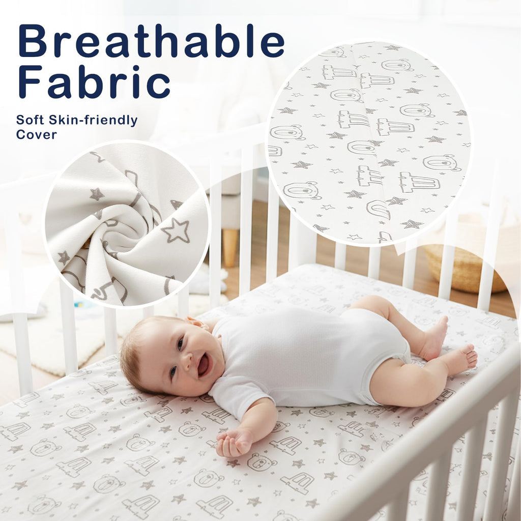 Trifold Pack and Play Mattress 38'' x 26'' x 3'' Memory Foam with Carry Bag F8728