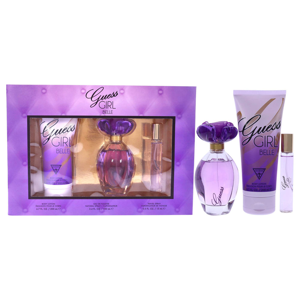 3 Pc Gift Set 3.4 oz EDT Spray 0.5 oz EDP Travel Spray 6.7 oz Body Lotion D2436