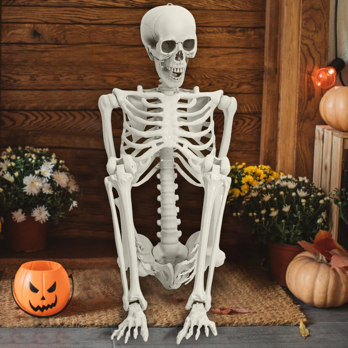 5.4ft Posable Plastic Skeleton Y2593
