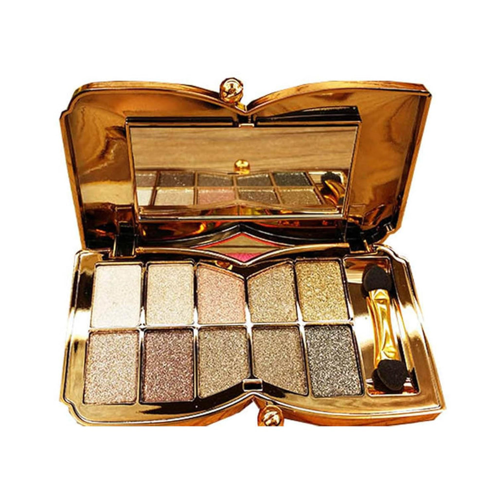 10 Colors Shimmer & Matte Glitter Eyeshadow Palette A3434