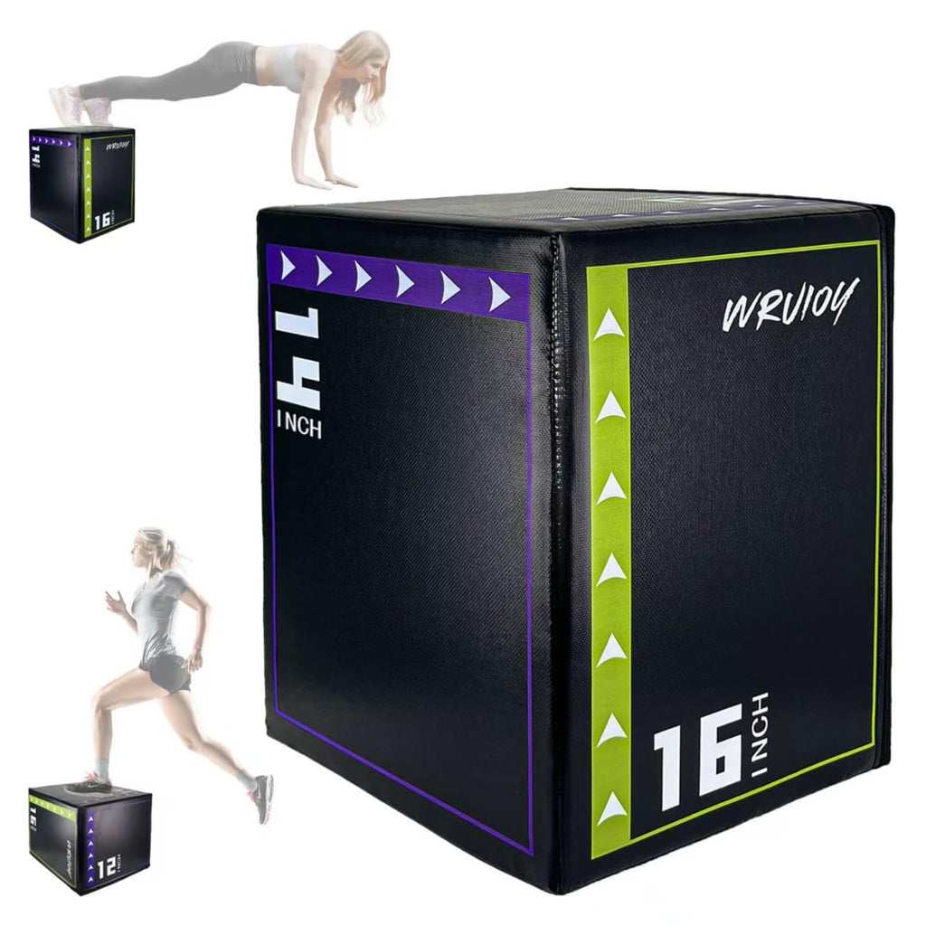 3-in-1 Non Slip Foam Plyometric Jump Box S124012
