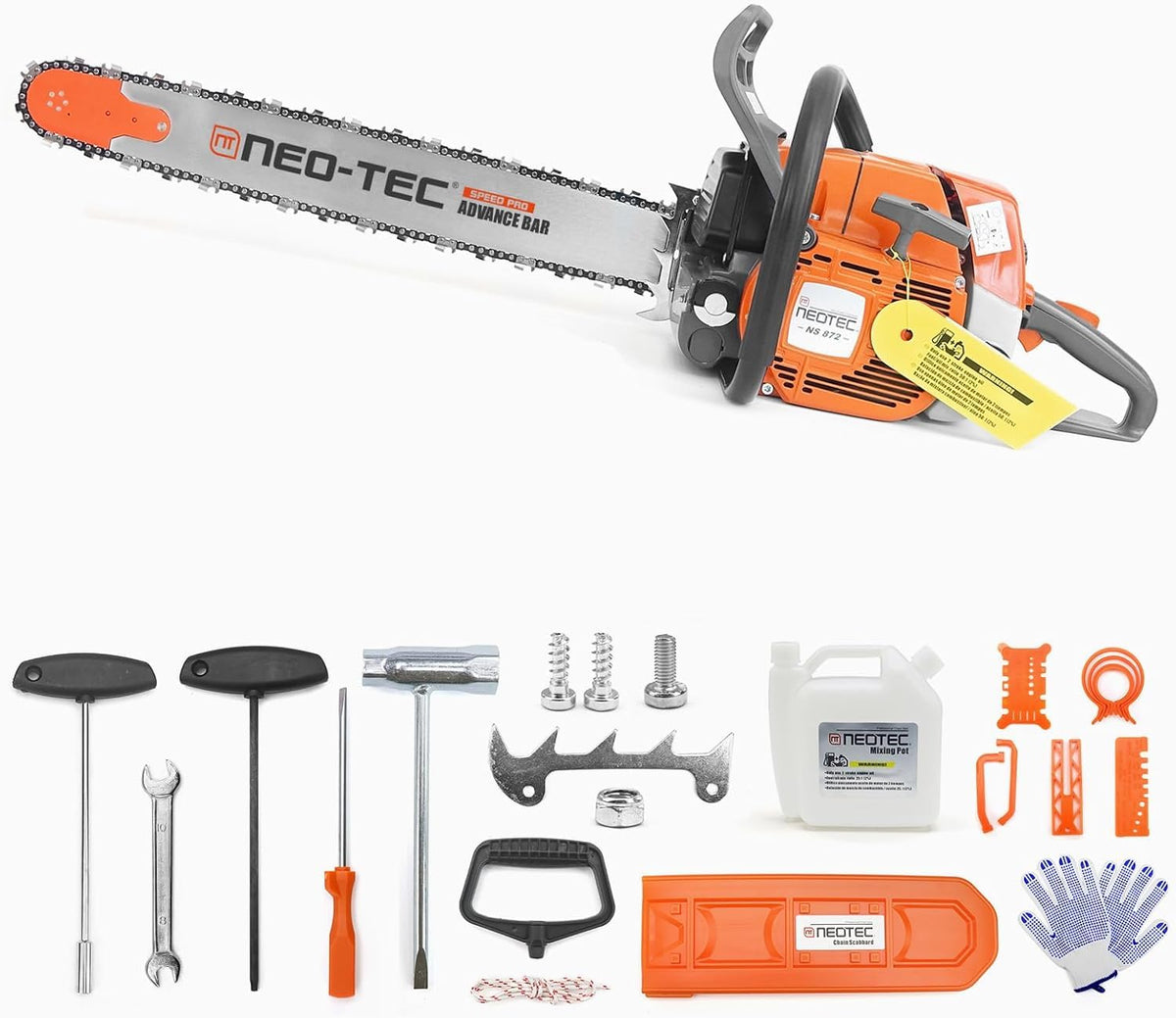 72cc Gas Powered Chainsaw with 24 inch Bar Chain X873274