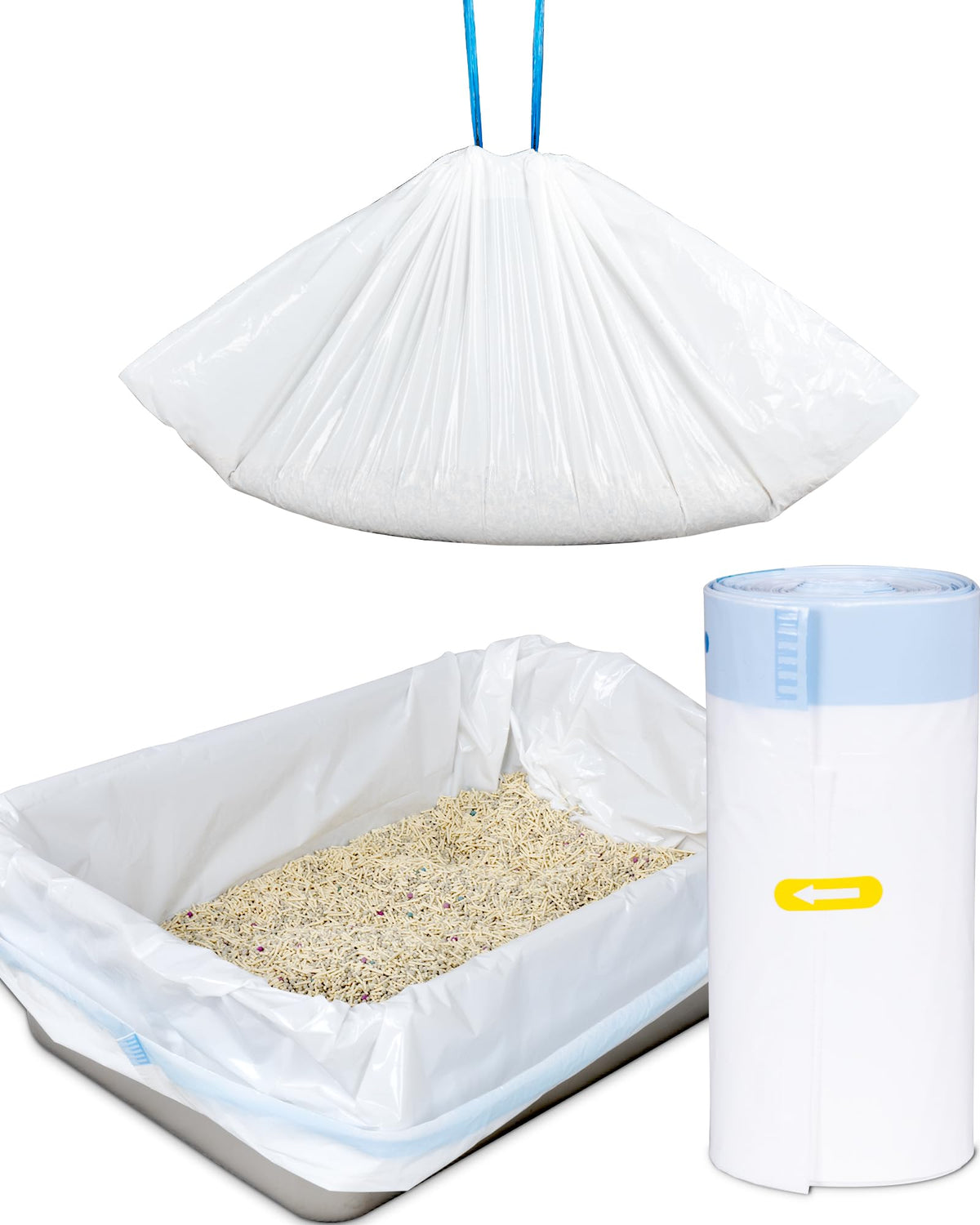 36" x 18" Heavy-Duty Cat Litter Box Liners T49018