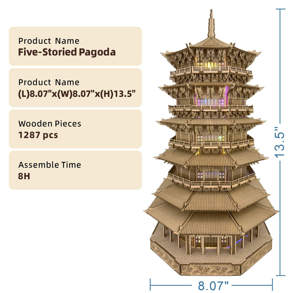 3D Wooden Puzzles 1287 Pieces Q344