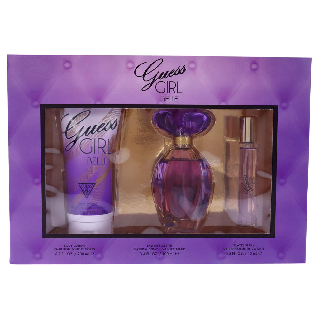 3 Pc Gift Set 3.4 oz EDT Spray 0.5 oz EDP Travel Spray 6.7 oz Body Lotion D2436