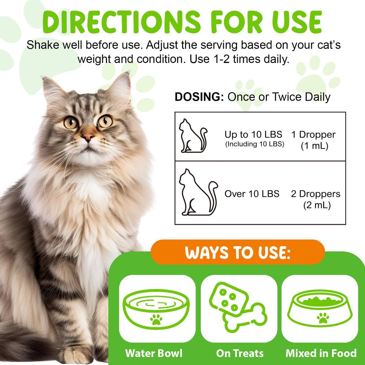 Natural Cat Hairball Treatment with Vitamins W2530