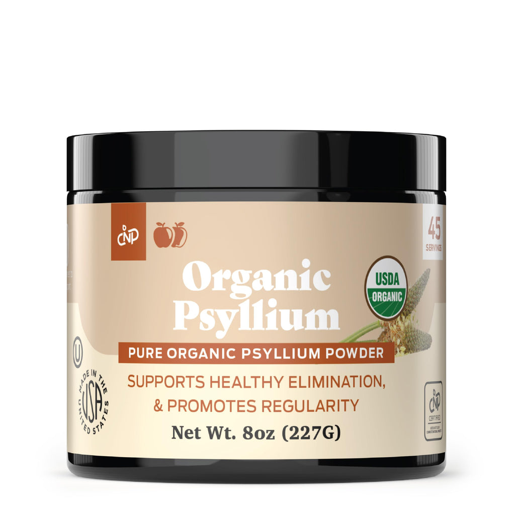 Organic Psyllium Husk Powder 10oz Unflavored Fiber Supplement B6519