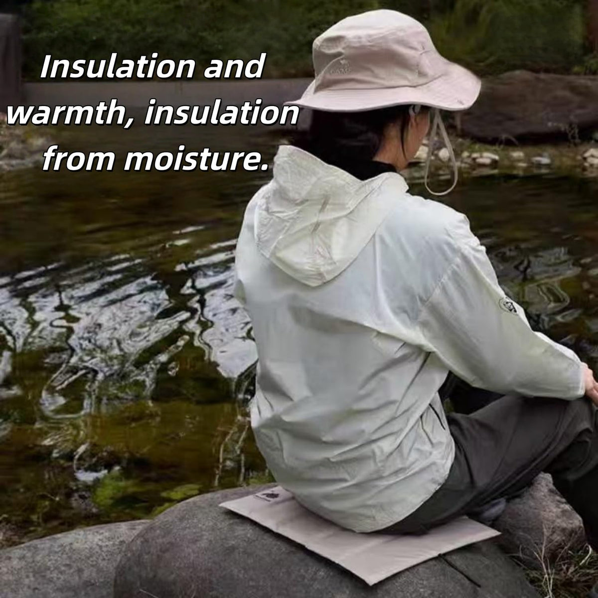 2 Pcs Ultralight Foldable Foam Seat Cushion A4719